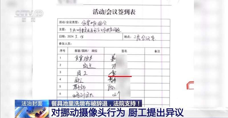 洗墩布被辞退 法院：支持！儿童安全重于一切j9九游会入口首页一名厨工在幼儿园洗碗池里(图4)